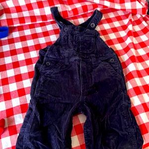 Infant overalls, dark blue